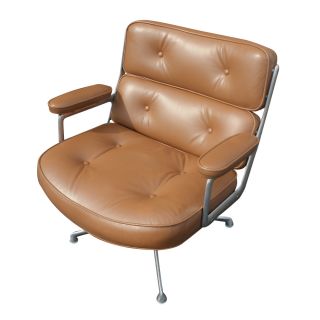 Herman Miller Time Life Lounge Leather Chair Ottoman