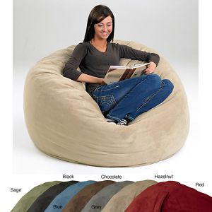 Extra Large Memory Foam Lounge Bean Bag Chair 7 Colors
