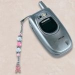 Pink Ribbon Cell Phone PDA Charm Breast Cancer New