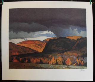 Group of Seven Rain Clouds A J Casson Full Signature Limited Edition 