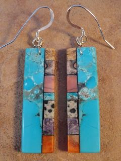   coral turquoise earrings these beautiful earrings are made by mary