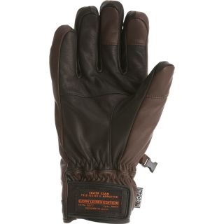 80 2012 Celtek Aviator Bjorn Ed Ski Snowboard Leather Brown Gloves L 