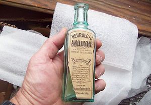 Neuralgic Anodyne Twitchell Champlin Co Emb Labels 75 Alcohol 1890 