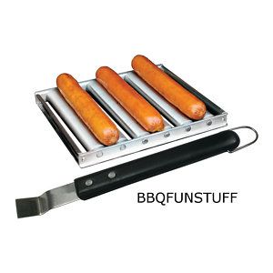   or Charcoal Grill Deluxe Hot Dog Roller 91348 Stainless Steel