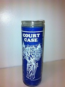 Court Case 7 Day Unscented Candle in Glass Causa de Corte