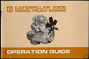 1970s Caterpillar 3306 Diesel Truck Engines Operation