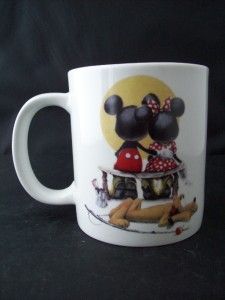 Disney Puppy Love Charles Boyer Mickey Minnie Pluto Mug