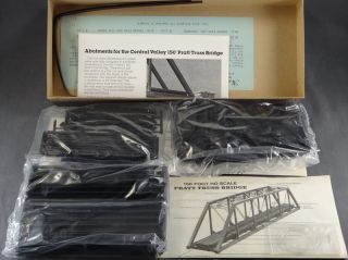   HO Scale Central Valley Structure Kit 150 Pratt Truss Bridge