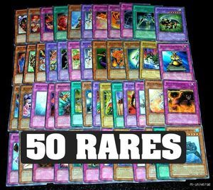 Yugioh 50 Silver Letter Rares RARE Cards Only Mint