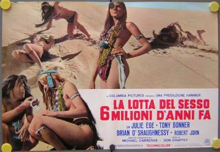 CB98 Creatures The World Forgot 10 RARE Orig Poster Italy