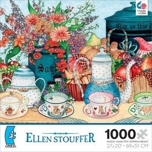 CEACO JIGSAW PUZZLE GIVE US THIS DAY ELLEN STOUFFER 1000 PCS