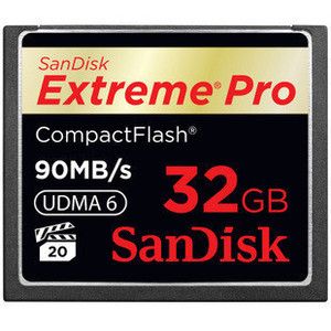 SanDisk 32GB Extreme Compact Flash CF Memory Card 600X 90MB s UDMA6 