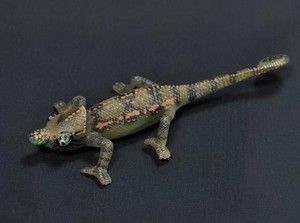 Yujin Lizard Gecko Skink Reptile Paddle Nosed Chameleon Figurine 