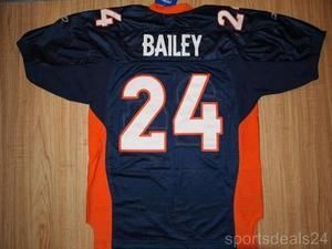 Champ Bailey 24 Denver Broncos Jersey Size 60 5XL