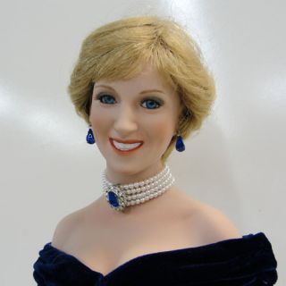 Ashton Drake Diana Princess of Wales Porcelain Doll Titus Tomescu 