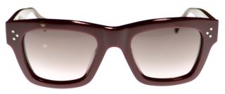   Celine CL 41732 LHFK8 Opal Burgundy Brown Gradient Sunglasses