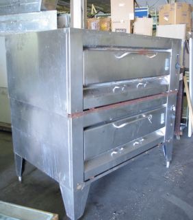 Montagues Hearthbake Gas Double Deck Pizza Ovens