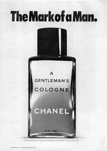 1969 Chanel Gentlemans Cologne Mark of A Man Ad