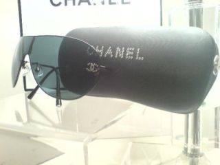 CHANEL Ladies Designer Aviator Sunglasses With Case & Bag 