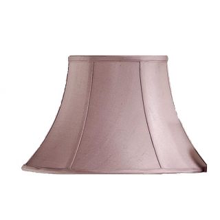 NEW 7 in. Wide Clip On Chandelier Lamp Shade, Mauve Silk Fabric, Laura 
