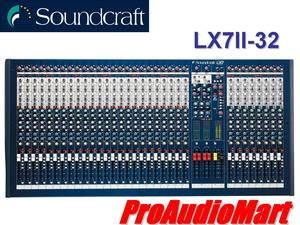    LX7II 32 mixer LX 7 sound craft LX7ii 32 Channel audio mixer NEW