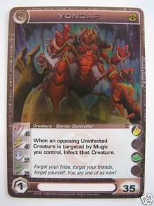 Chaotic Trading Card Yondaf Creature 30 100 Foil Mint