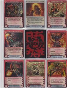 C9032) 9 CHAOTIC CARDS w/ NEW UNUSED CODES Holofoil Bulk Card Lot 