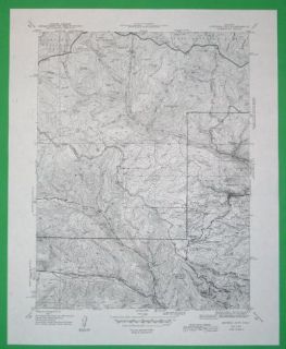 Central City Apex Dumont Colorado 1942 Topo Map