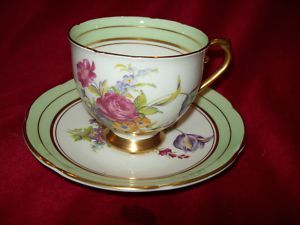 Vtg Charles Amison Stanley China England Cup Saucer