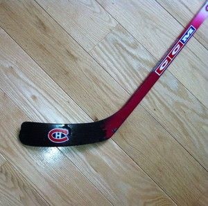 CCM One Piece Composite Jr Hockey Stick Montreal Canadiens Habs Stick 