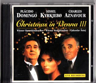 Sissel Kyrkjebo Domingo Charles Aznavour Christmas in Vienna Vol 3 CD 