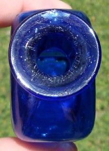 Cobalt Blue Antique Bottle Borolyptol Yonkers New York