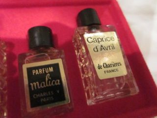 Vtg Unopened in Box 10 Paris France Perfume Miniatures Mini Full 