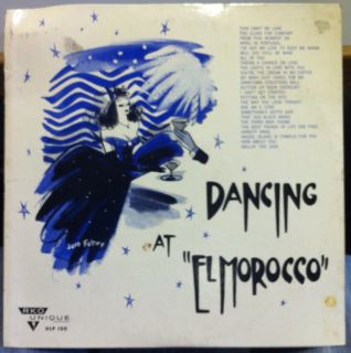 Charles Holden Dancing at El Morocco LP VG ULP 120 Vinyl Unique Record 