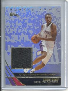 2003 04 Topps Rookie Chris Bosh Jersey Card, card number CB0