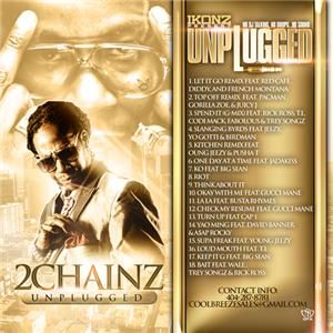 Chainz Young Jeezy Rick Ross Unplugged Gold Hip Hop Rap Mixtape 