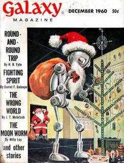 1960 Galaxy Santa Tree Decorating Robot R A Lafferty Virgil Finlay Ron 