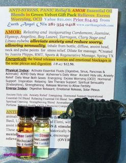 aromatherapy eo chakra pack anxietypanicstress relief