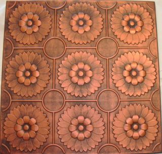 Antiquefinish Texture Ceiling Tile Antique Copper R36AC