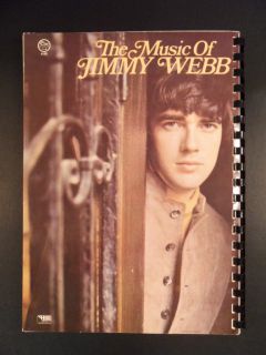   Songbook The Music of Jimmy Webb Vocal Piano Guitar Mint Copy