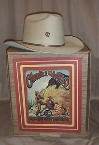 Charlie 1 Horse Buck 10X Quality Beaver Cowboy Hat 7 3 8 Vintage