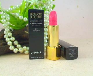 Chanel Rouge Allure Luminous Satin Lipstick 87 Joyeuse New in Box 