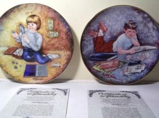 Lot of 5 Charlotte Jackson Treasures of Childhood Collector Plates in 