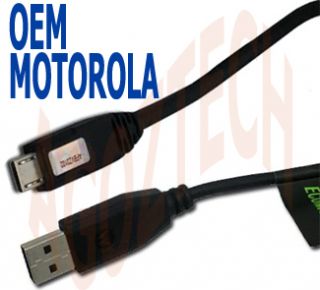   ) MOTOROLA home / travel charger and data cable combinatioN