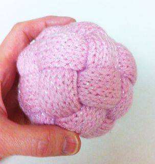   Ball Hand Knitted Vegan Eco Toy Fundraiser for Charity Auction