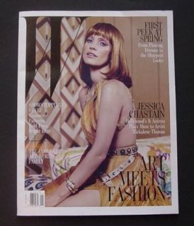 Magazine January 2013 Jessica Chastain Zero Dark Thirty Art Spring 