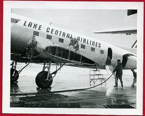 1960s Lake Central Airlines Disassemble Douglas DC 3