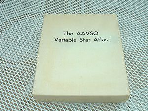 AAVSO Variable Star Atlas by Charles Scovil, 1980 1st Edition 