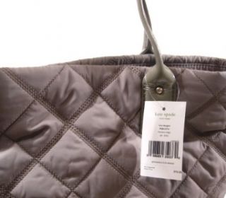 Kate Spade Chestnut Ridge Gray Ash Nylon Bon Shopper Tote Bag Purse 