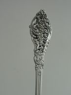 Reed & Barton Sterling Silver Cold Meat Fork Florentine Lace Pattern 9 